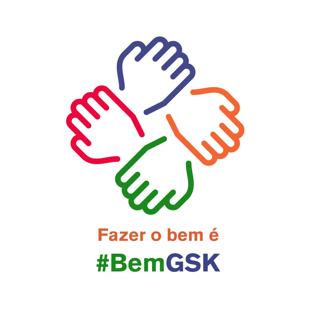 Logo Fazer o bem é #BemGSK