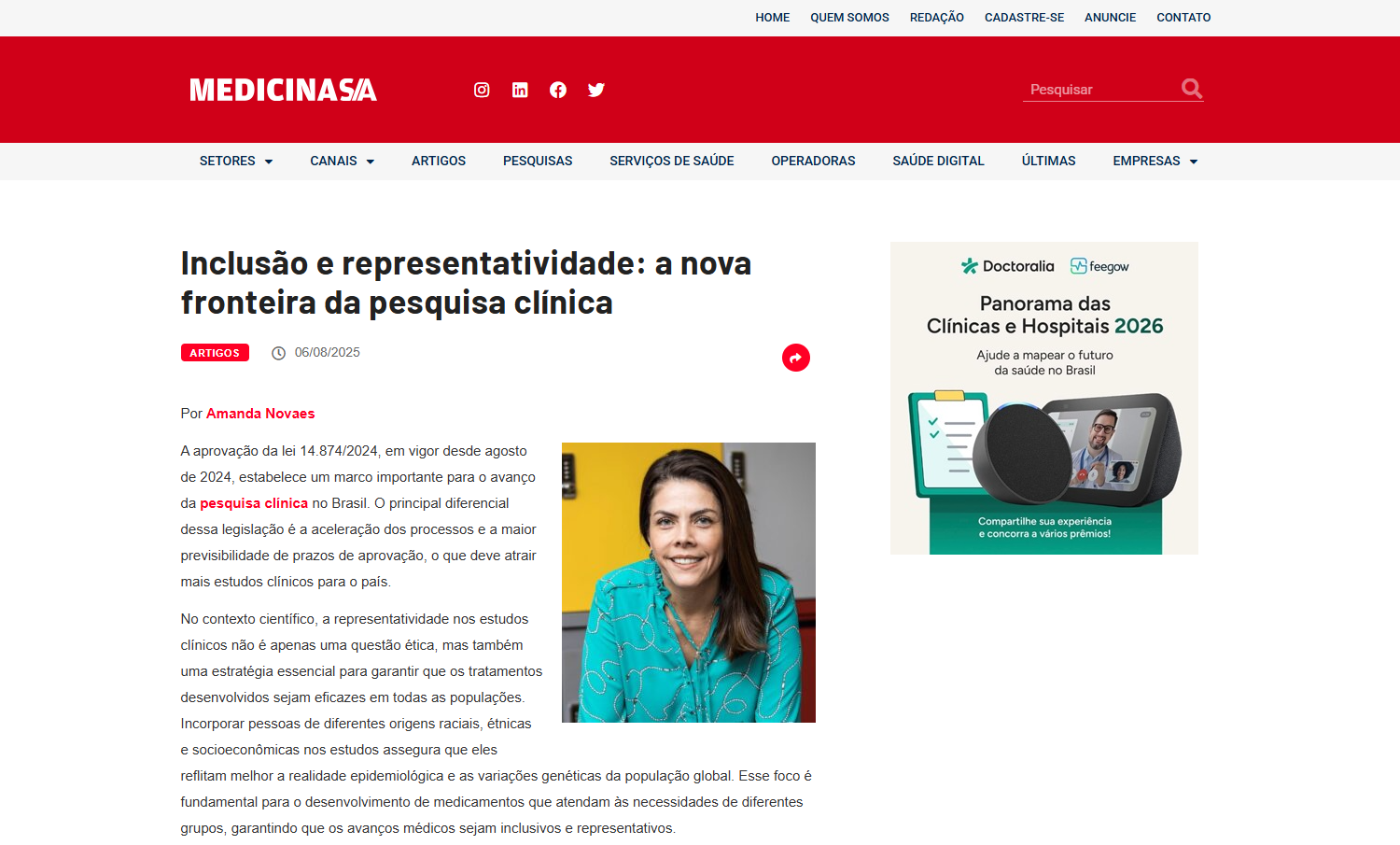 4 Inclusão E Representatividade A Nova Fronteira Da Pesquisa Clínica