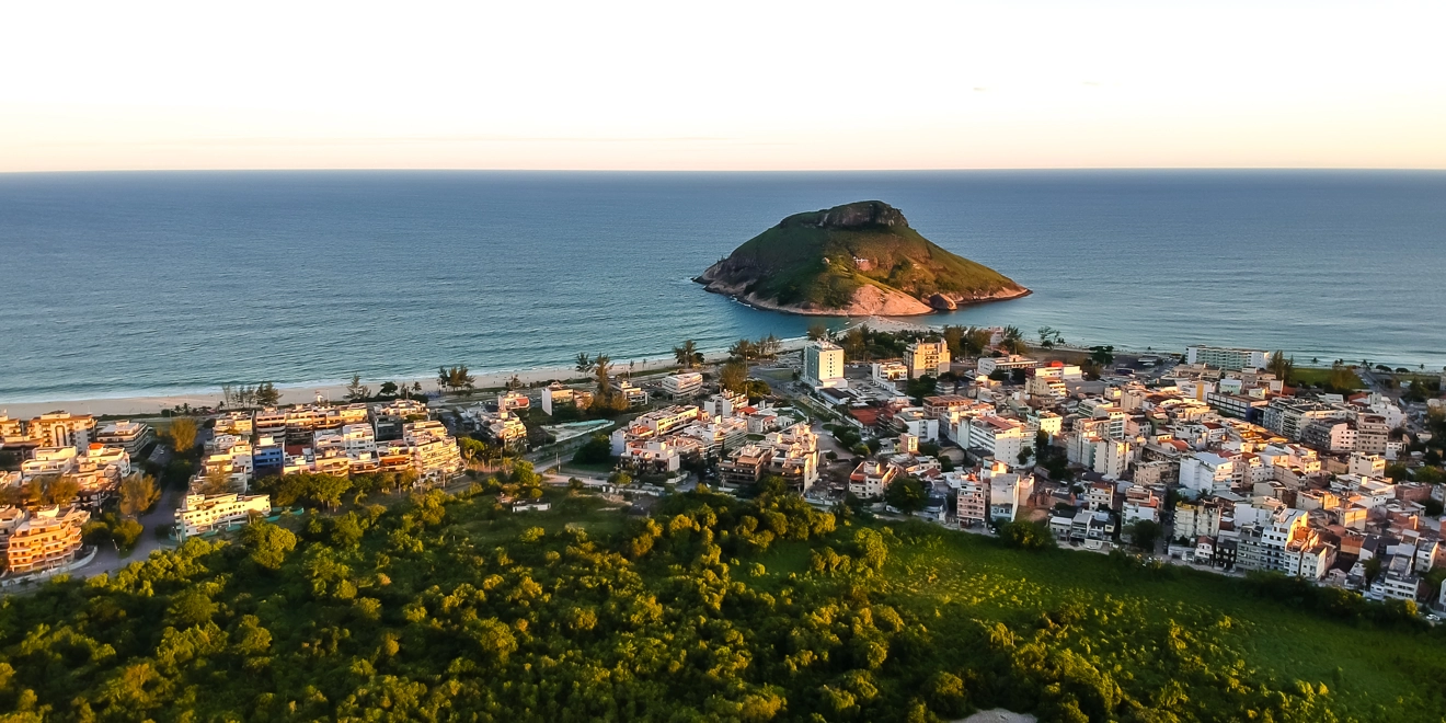 Aerial Landscape Photo Of Recreio Dos Bandeirantes Beach During Sunset 1