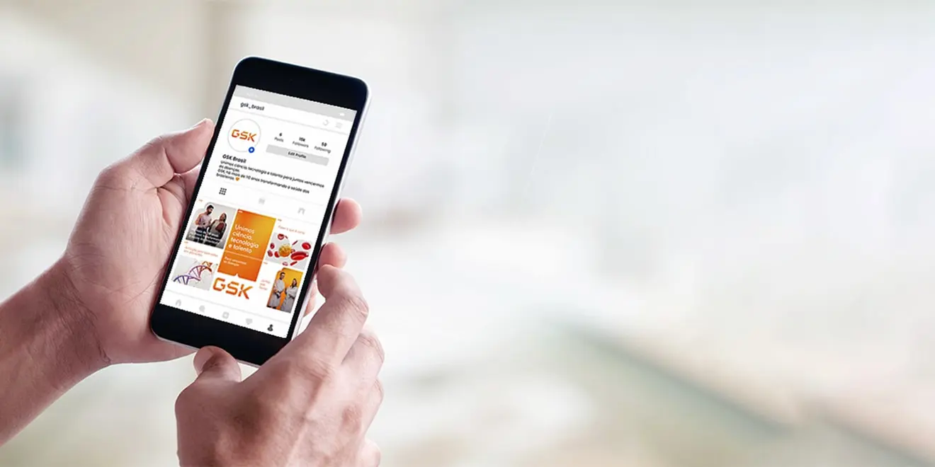 Redes sociais GSK Brasil, Instagram