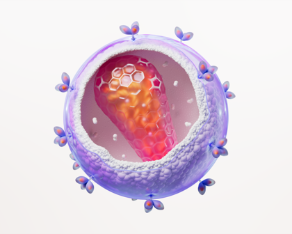Representação gráfica - vírus HIV