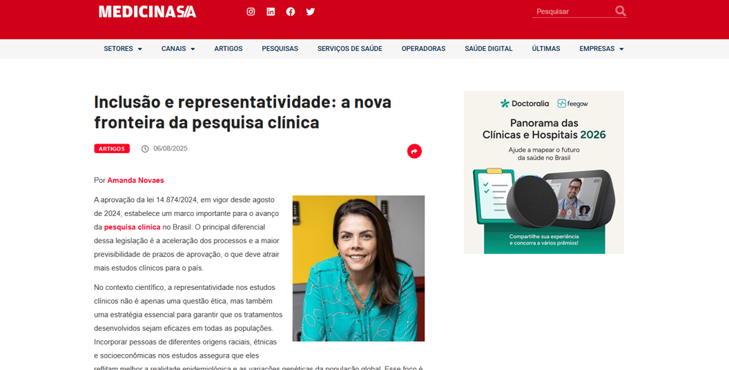 4 Inclusão E Representatividade A Nova Fronteira Da Pesquisa Clínica