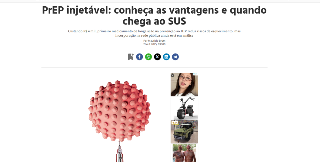 6 Prep Injetáve Conheça As Vantagens E Quando Chega Ao SUS